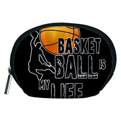 Basketball Is My Life Accessory Pouches (medium)  by Valentinaart