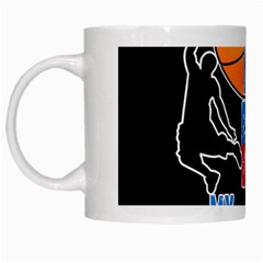 Basketball Is My Life White Mugs by Valentinaart