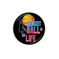 Basketball Is My Life Hat Clip Ball Marker by Valentinaart