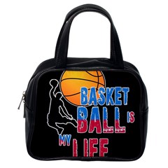 Basketball Is My Life Classic Handbags (one Side) by Valentinaart