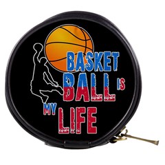 Basketball Is My Life Mini Makeup Bags by Valentinaart