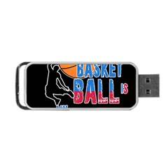 Basketball Is My Life Portable Usb Flash (one Side) by Valentinaart