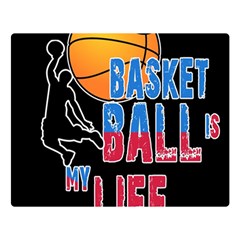 Basketball Is My Life Double Sided Flano Blanket (large)  by Valentinaart