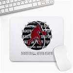 Basketball never stops Large Mousepads Front