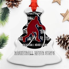 Basketball Never Stops Ornament (christmas Tree)  by Valentinaart