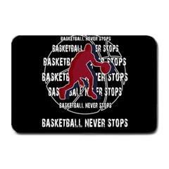 Basketball Never Stops Plate Mats by Valentinaart