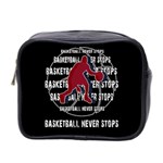 Basketball never stops Mini Toiletries Bag 2-Side Front