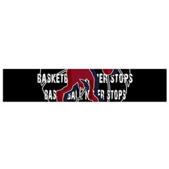 Basketball Never Stops Flano Scarf (small) by Valentinaart