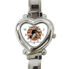 Basketball Never Stops Heart Italian Charm Watch by Valentinaart