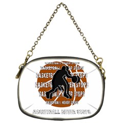 Basketball Never Stops Chain Purses (one Side)  by Valentinaart