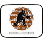 Basketball never stops Fleece Blanket (Mini) 35 x27  Blanket