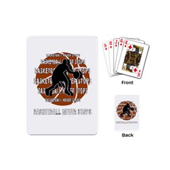 Basketball Never Stops Playing Cards (mini) 