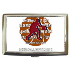 Basketball Never Stops Cigarette Money Cases by Valentinaart