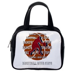 Basketball Never Stops Classic Handbags (one Side) by Valentinaart