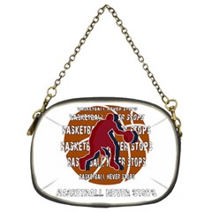 Basketball Never Stops Chain Purses (two Sides)  by Valentinaart