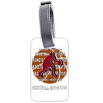 Basketball never stops Luggage Tags (Two Sides) Back