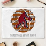 Basketball never stops Cosmetic Bag (XXXL)  Back