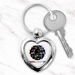 Basketball Never Stops Key Chains (heart)  by Valentinaart