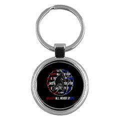 Basketball never stops Key Chains (Round) 