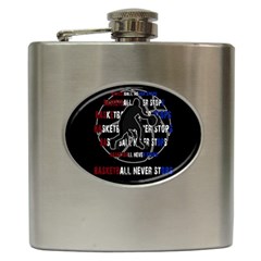 Basketball never stops Hip Flask (6 oz)