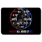 Basketball never stops Large Doormat  30 x20  Door Mat