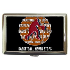 Basketball Never Stops Cigarette Money Cases by Valentinaart