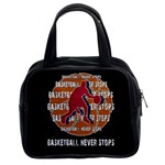 Basketball never stops Classic Handbags (2 Sides) Front