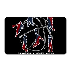 Basketball Never Stops Magnet (rectangular) by Valentinaart