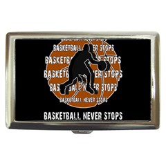 Basketball Never Stops Cigarette Money Cases by Valentinaart