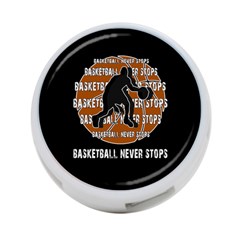 Basketball Never Stops 4-port Usb Hub (one Side) by Valentinaart