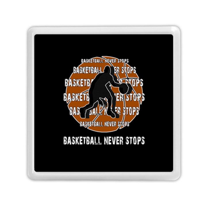 Basketball never stops Memory Card Reader (Square) 