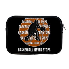 Basketball Never Stops Apple Macbook Pro 17  Zipper Case by Valentinaart