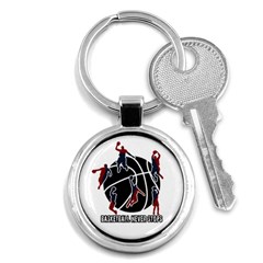 Basketball Never Stops Key Chains (round)  by Valentinaart