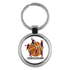 Basketball Never Stops Key Chains (round)  by Valentinaart