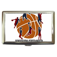 Basketball Never Stops Cigarette Money Cases by Valentinaart