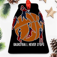 Basketball Never Stops Ornament (bell) by Valentinaart