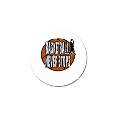 Basketball never stops Golf Ball Marker (4 pack)