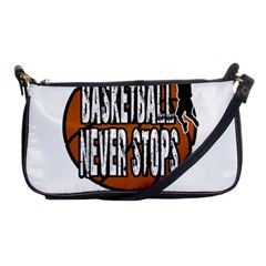 Basketball never stops Shoulder Clutch Bags