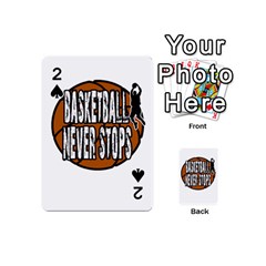 Basketball never stops Playing Cards 54 (Mini) 