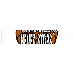 Basketball never stops Flano Scarf (Small)