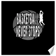 Basketball Never Stops Canvas 20  X 20   by Valentinaart