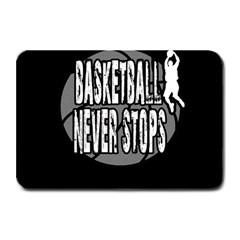 Basketball Never Stops Plate Mats by Valentinaart