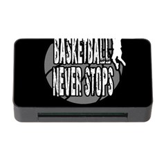 Basketball Never Stops Memory Card Reader With Cf by Valentinaart