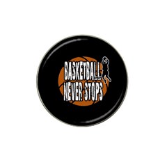 Basketball Never Stops Hat Clip Ball Marker (10 Pack) by Valentinaart