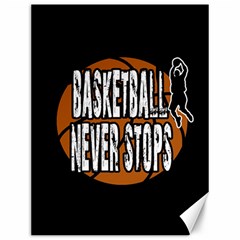 Basketball Never Stops Canvas 12  X 16   by Valentinaart