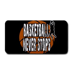 Basketball Never Stops Medium Bar Mats by Valentinaart