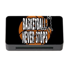 Basketball Never Stops Memory Card Reader With Cf by Valentinaart