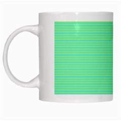 Decorative Lines Pattern White Mugs by Valentinaart