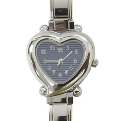 Decorative Lines Pattern Heart Italian Charm Watch by Valentinaart