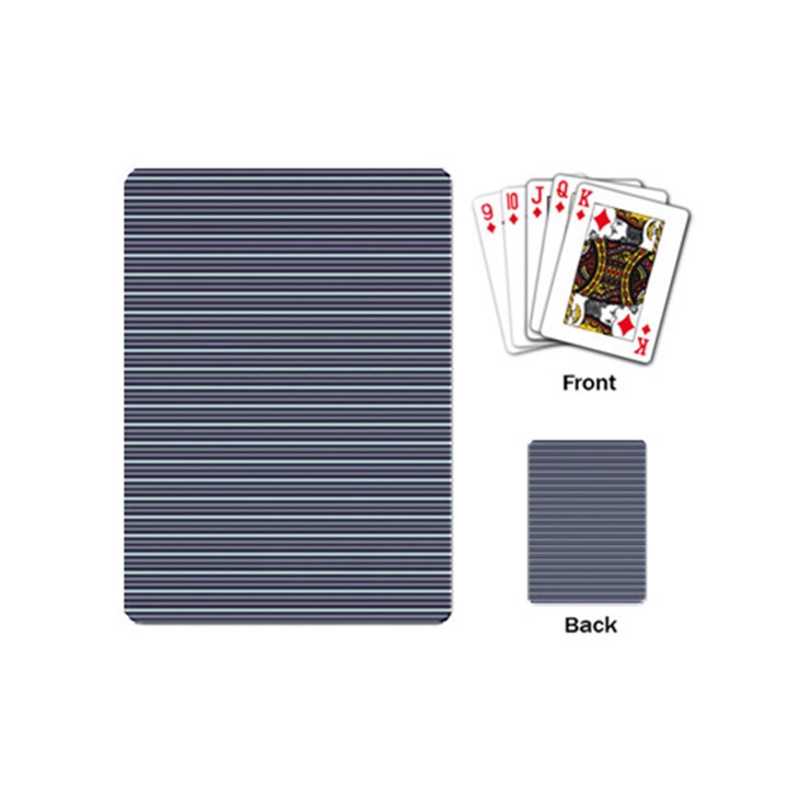 Decorative lines pattern Playing Cards (Mini) 